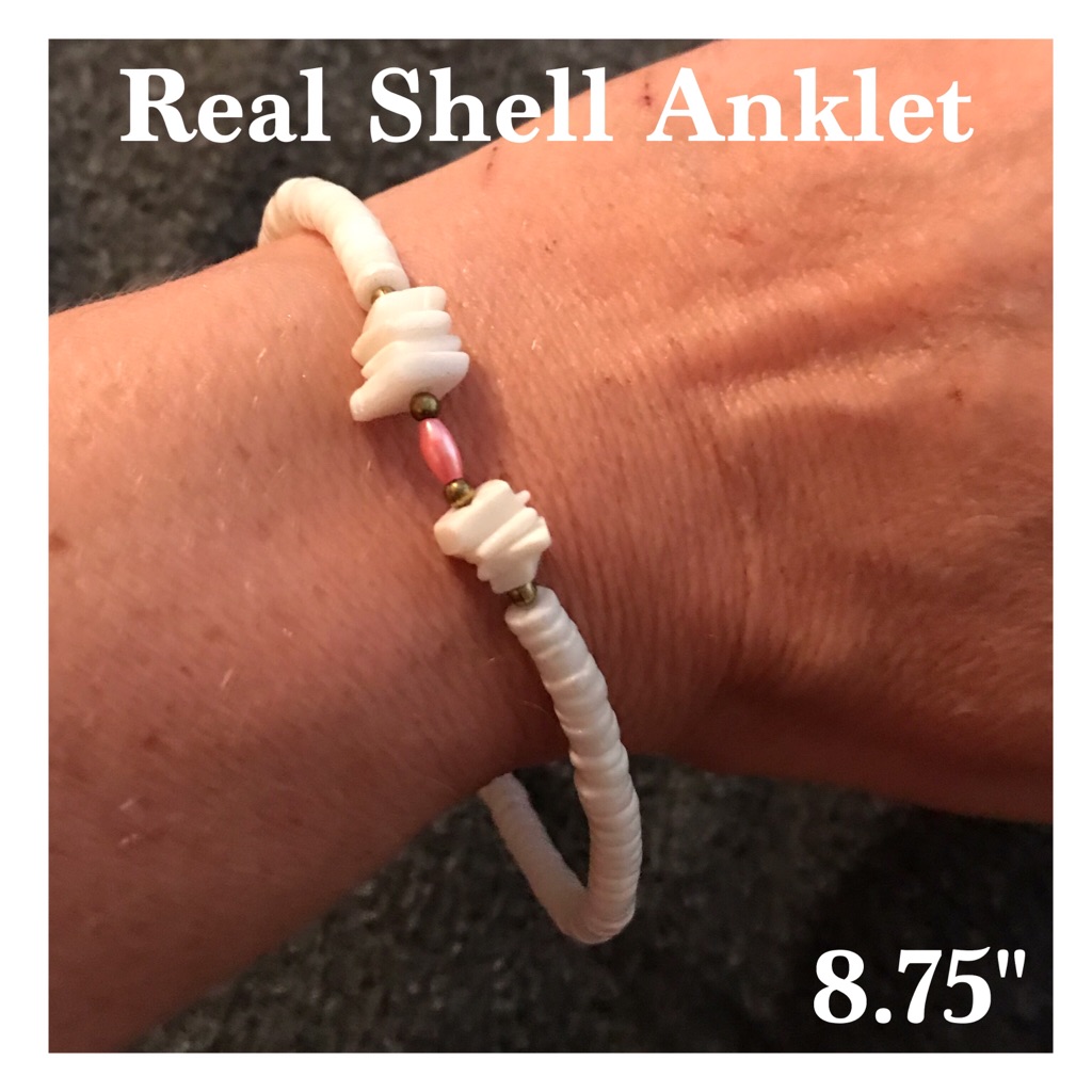 Vintage Real Shell Anklet